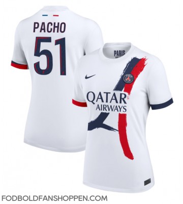 Paris Saint-Germain Willian Pacho #51 Udebanetrøje Dame 2024-25 Kortærmet
